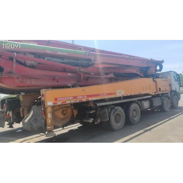 2016 Sany industria pesada camión de bombeo de hormigón diésel de 56m alcance vertical para alta fiabilidad de bombeo de flujo