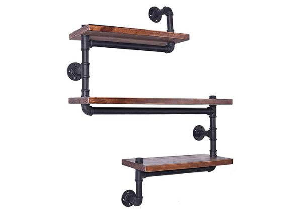 1/2*6 Cast Iron Bookshelf Carbon Steel Pipe For Black Iron Pipe Furniture