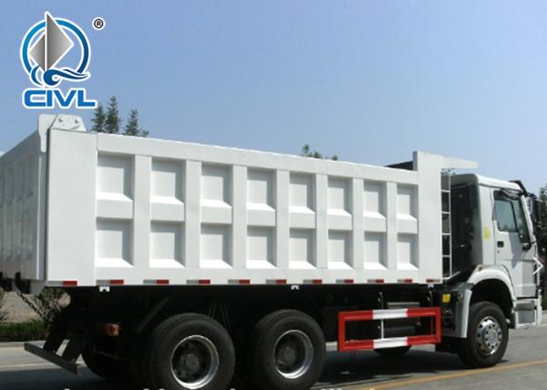 Sinotruk Howo 6x4 Dump Truck 336-371hp , Loading Mud , Sand , Stone