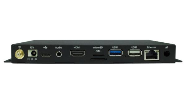 AD-0150 RK3399 Media Player Box WiFi Network Support and USB Interface Included for LCD Digital Signage Devices