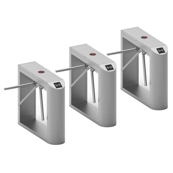 TR300 High Security Drop Arm Tripod Turnstile Outdoor 304 Stainless Steel