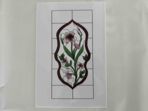 Planches d'impression de fleurs en polystyrène pour les portes