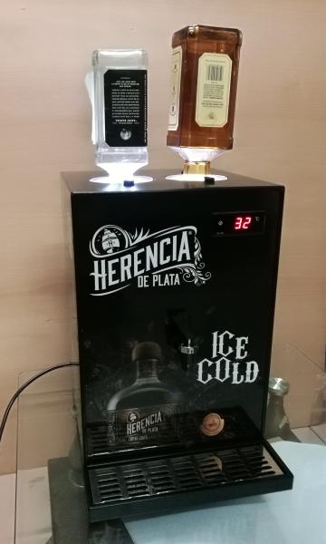 Speedy Cooling Liquor Dispenser Chiller Low Noise With Two Bottles