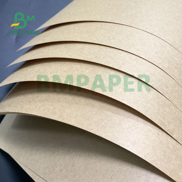 90gsm 125gsm Bown Kraft Paper Rolls Eco-Friendly 36
