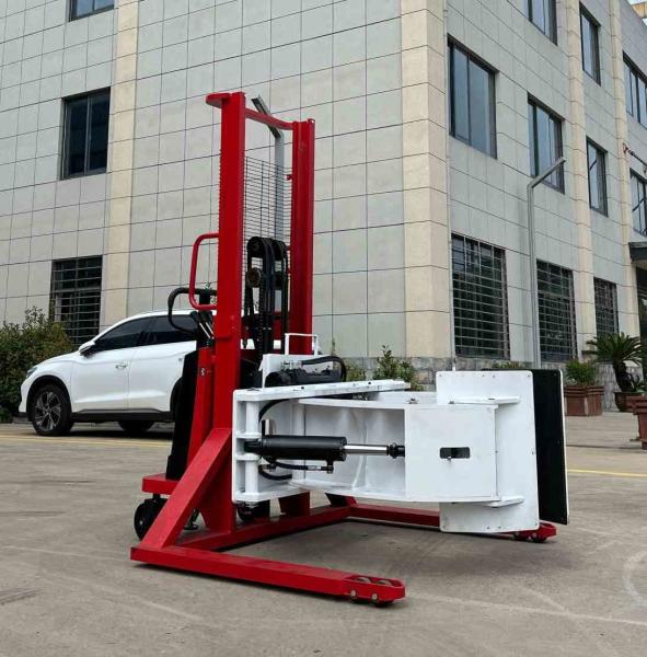 500kg 1.6m Durable Materials User-Friendly Operation Paper Roll Semi Electric Stacker