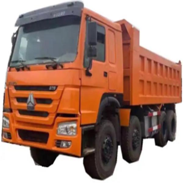 High Security SINOTRUK HOWO 350HP 400HP Heavy Tipper Trucks 50 Ton For Sand Transport