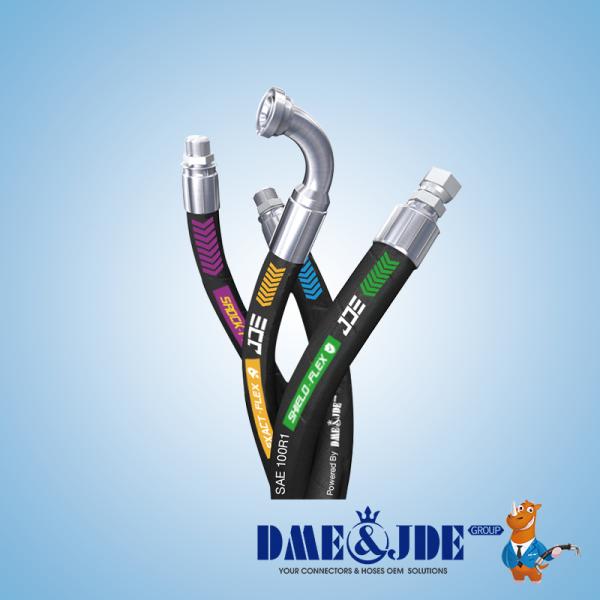 High Pressure Steel Wire Braided Wound Hose Assemblies 10–40 MPa