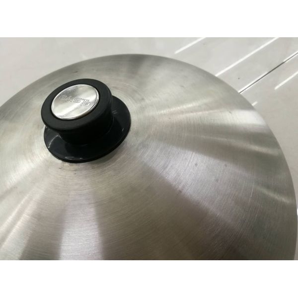 Крышка нержавеющей стали крышки купола серебра Φ36КМ круглая для тележки грелки плиты