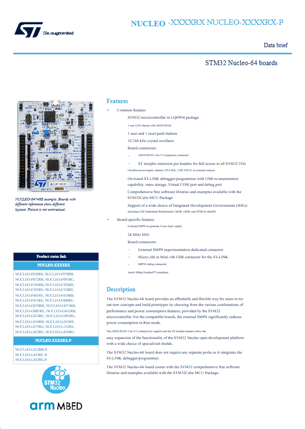 STM32G070RBT6 IC Электронные компоненты 32-битный микроконтроллер 64MHz 128K x 8
