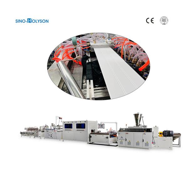 380v 415v 5~8m/min 高速PVC壁面板製作機 生産量250kg/h