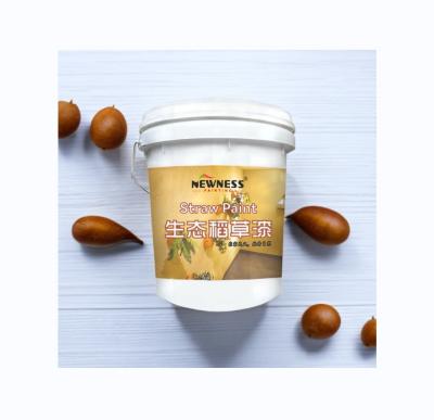 Color Base on Color Chart Moisture-Proof Straw Mud Paint for Interior and Exterior Walls