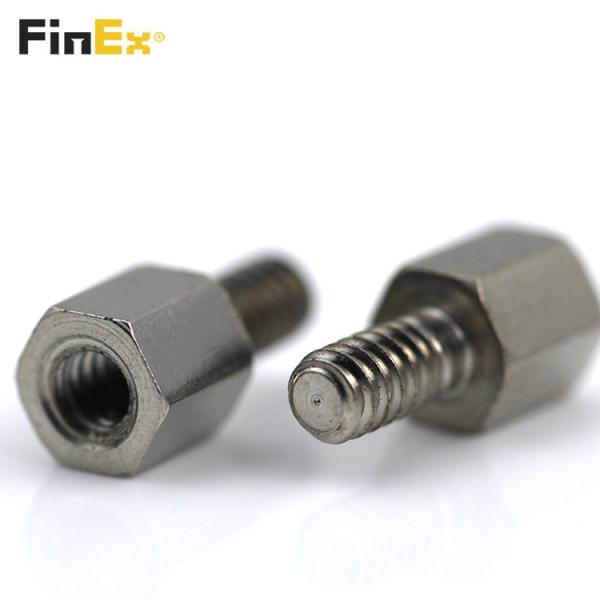 Acero de carbono Fêmea Hex Endurecido Endurecedores de placa-mãe zincado Endurecedores