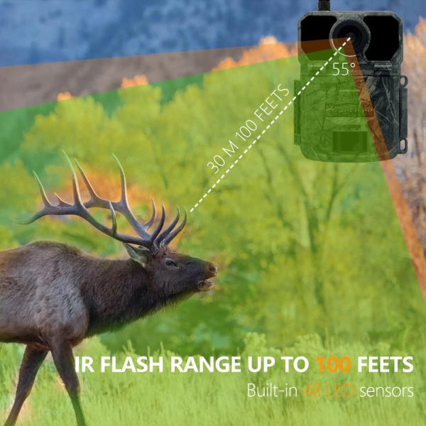 MMS SMS Control Sports Action Camcorder 25m IR 30MP SMTP FTP Keepguard KG895
