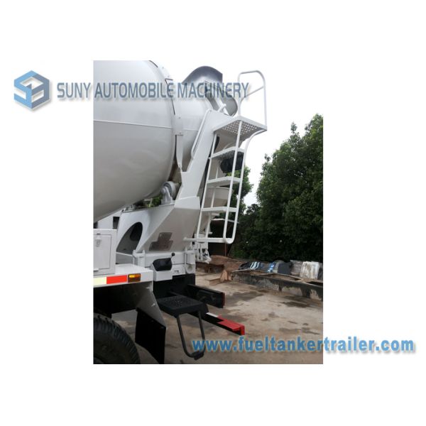 Dongfeng 153 White 10 Wheeler 8 M3 Beton Mixer Truck With 280 Hp Cummins Engine