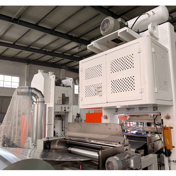 LK-T80 80Ton Aluminum Foil Container Machine with Custom Logo Embossing for 24-Hour Continuous Production