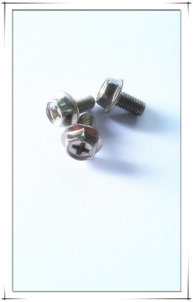 special Machinery screw Cross recessed hexagon head with wash screw
