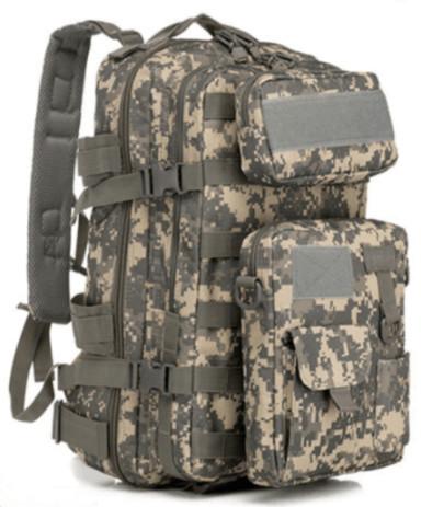 40L Modular Tactical Backpack System 3 In 1  900D Oxford With Detachable Pouches