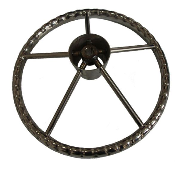 Stainless Steel Sailboat Steering Wheel Five Spokes And Central Cap Included