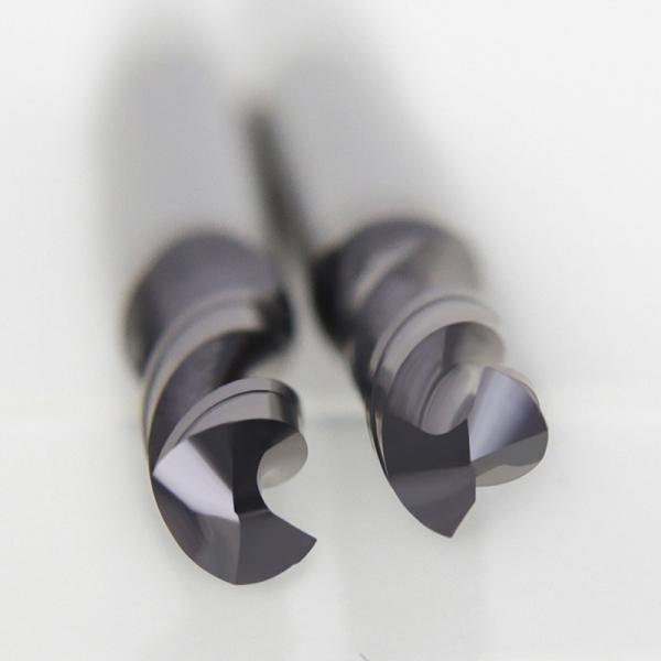 Carbide Round Shank Drill Bits With Titanium Nitride Coating