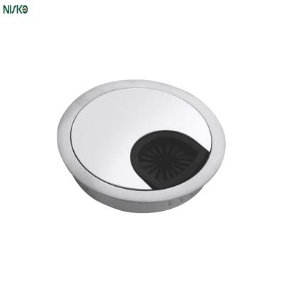 Sleek Zinc Alloy Cable Grommet Functional For Home Workspace
