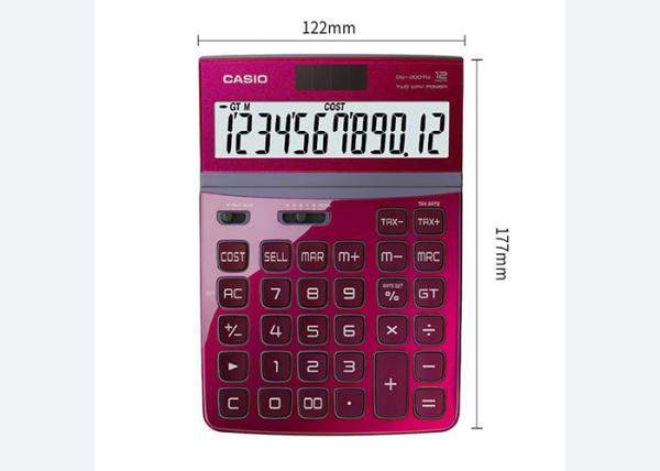 For Authentic Casio DW-200TW Piano baked Lacquer Panel Office finance solar energy stylish calculator