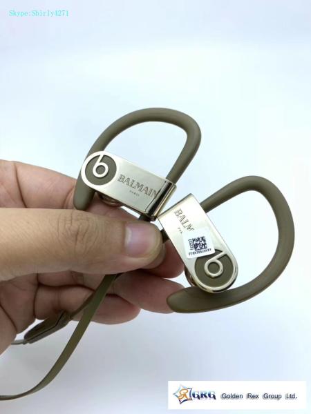 100% Original Beats By Dr. Dre Powerbeats3 Wireless Balmain Earphone with two colors stock it