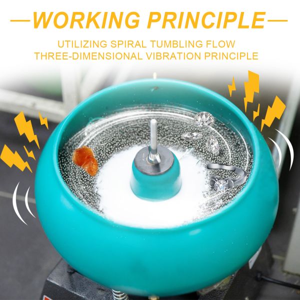 18 Inch Jewelry Polishing Machine Vibratory Tumbler Polishing Machine