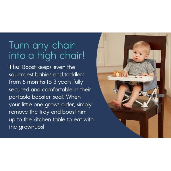 CPC Certificate Baby Dinner Chair Foldable Toddler Dining Chair For Home / Travel