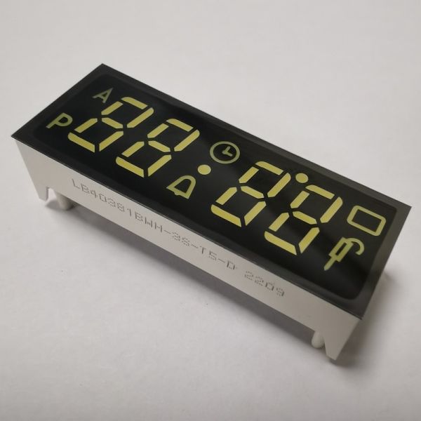 Ultra White 7 Segment LED Display 4 Digit Common Anode for Built-in Oven Timer