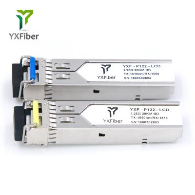 Módulo do transceptor de WS-X6748-SFP 1.25G 20km LC BIDI SFP