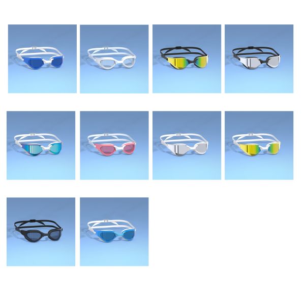 Luxury Anti Fog Swim Goggles With Customizable Logo UV Protection For Adults