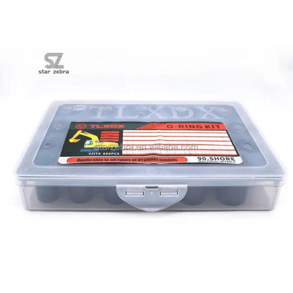 666PCS 42ITS Shore 90 Material Nitrile O-Ring Kit Compatible with All HYUNDAI Models