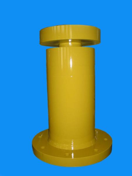 hydraulic cylinder with flange