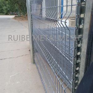 3D Security Powder Coated/PVC Coated Galvanized Construction Steel Iron Welded