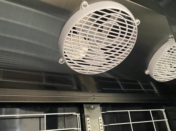Commercial Freezer 3 Glass Doors Auto Defrost Ice Cream Upright Display Fridge Freezer