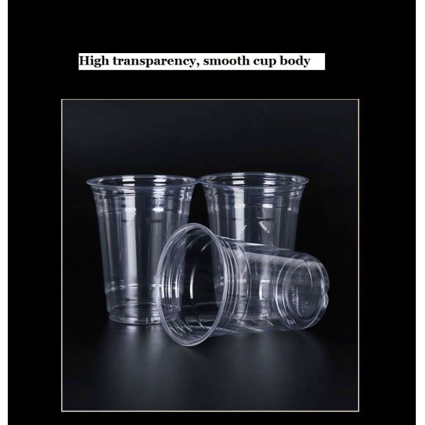 PLA Clear Cups φ90mm 16oz Compostable Cups Environmental Friendly