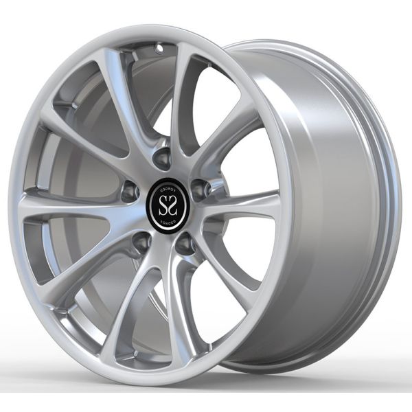 VW Jetta gli 2022 Silver 1 Piece Forged Wheels 19x8.5