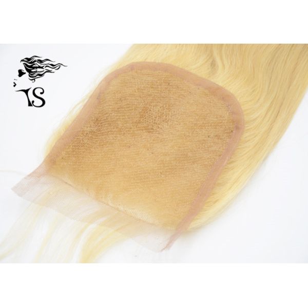 Straight 4x4 613 Lace Frontal Closure Free Part , Swiss Lace Women's Topper Pieces