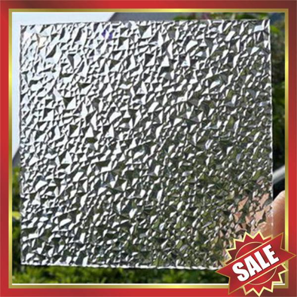 hight quality Diamond embossed polycarbonate PC Sheet panel board plate for decoration and building construction project