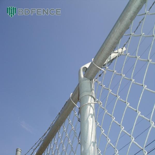 6ft 8ft Chain Link Fence With PVC Coated And Galvanized Finish