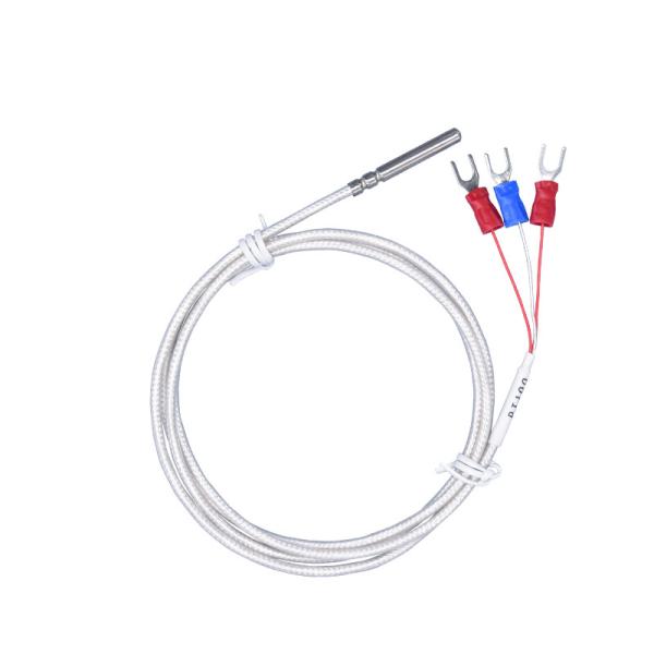 Temperature Controller Thermocouple Sensor Cable Stainless Steel Probe Tube PT100 -50°C~200°C