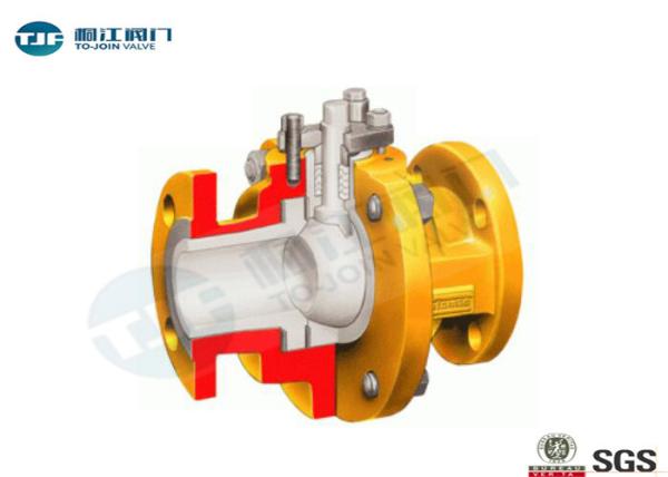 ASME B16.5 Flanged Ceramic Ball Valve Wear Resistant For Pulverized Coal