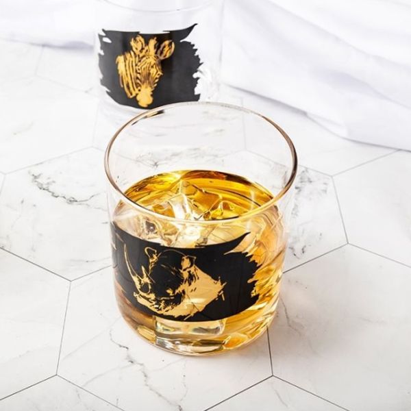 Professional Custom Lead-Free Crystal Whiskey Glass Pattern Printing Glass Gift