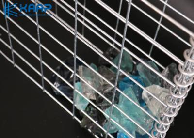 Anti dano natural galvanizado dos painéis de rede de arame de Gabion da corrosão qualidade impede