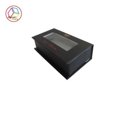 Custom Hair Packaging Boxes With PVC Window Coated Paper OEM Service
