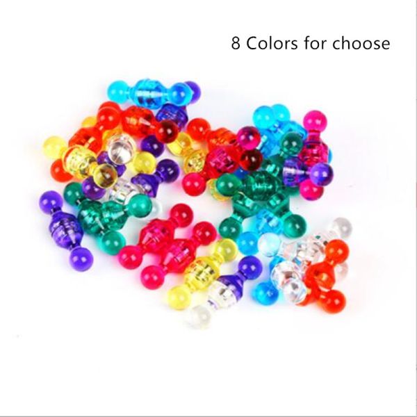 Permanent Office Whiteboard Magnet Push Pin Magnet for School Home Organization