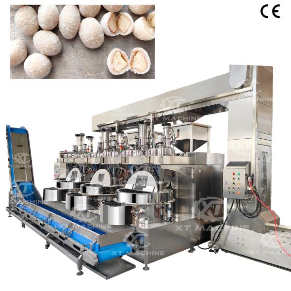 700-800kg/h Capacity Automatic Coating Machine For Peanut Coating