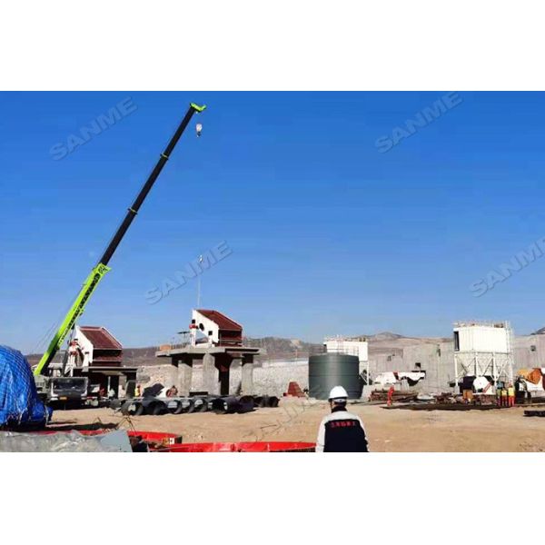 Trituradora de mandíbula de acero de la mina de la escoria del basalto de la piedra caliza 50t/H 55kw