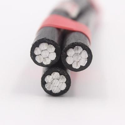 Triplex Overhead Insulated Cable Low Voltage Overhead Power Lines