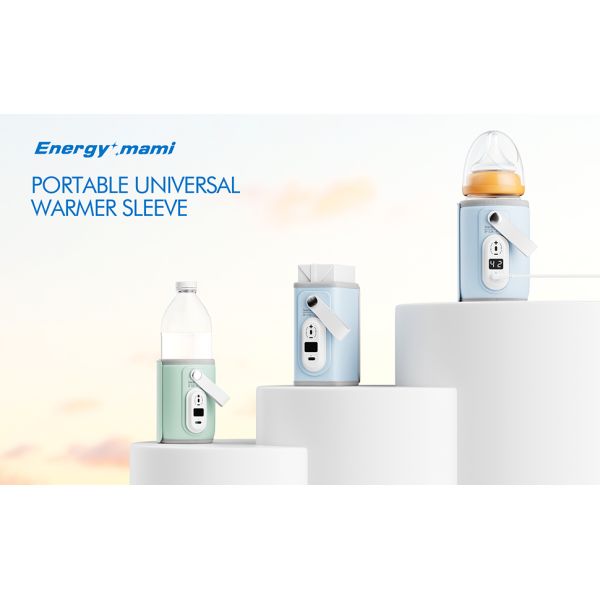Portable USB Baby Bottle Warmer with 5-Temp Settings for Travel